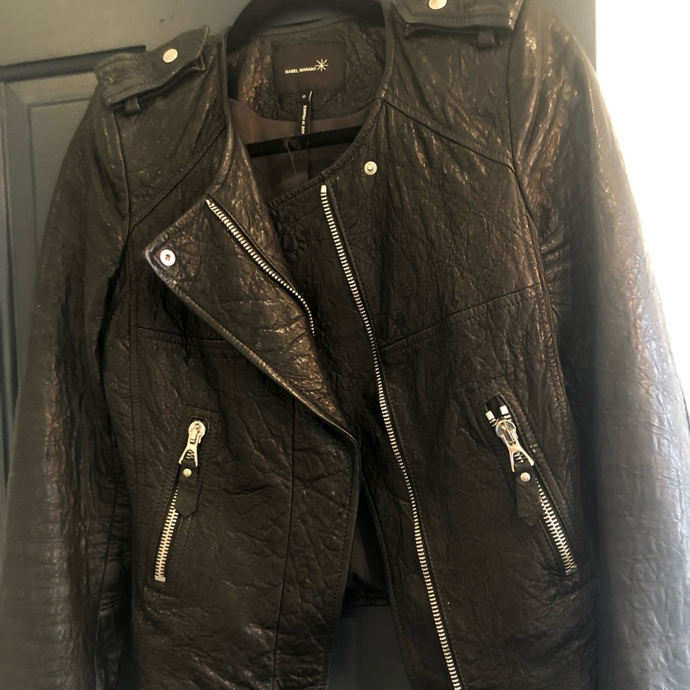 Isabel Marant Black leather jacket